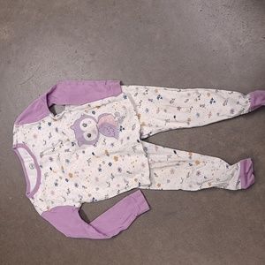 Wonder Nation 3t sleepwear Owl set